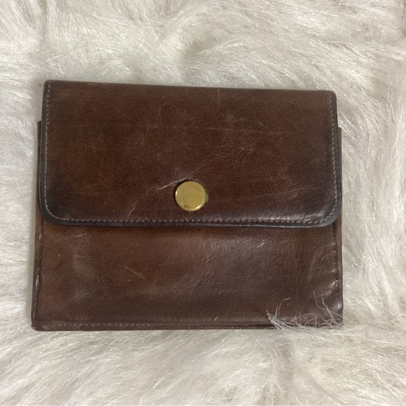 Super Rare Vintage Coach Unisex Wallet w/ Original Care Booklet Buffalo Leather - Picture 5 of 10